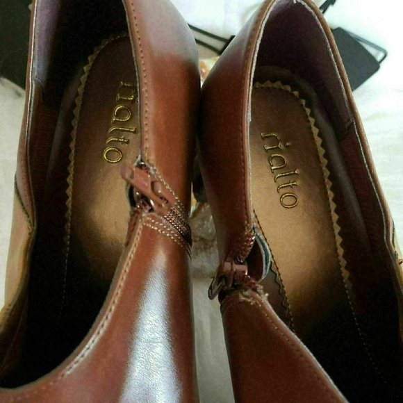 Rialto Women's Patchwork Leather Boots, Brown, Size 9.5M - Picture 5 of 7